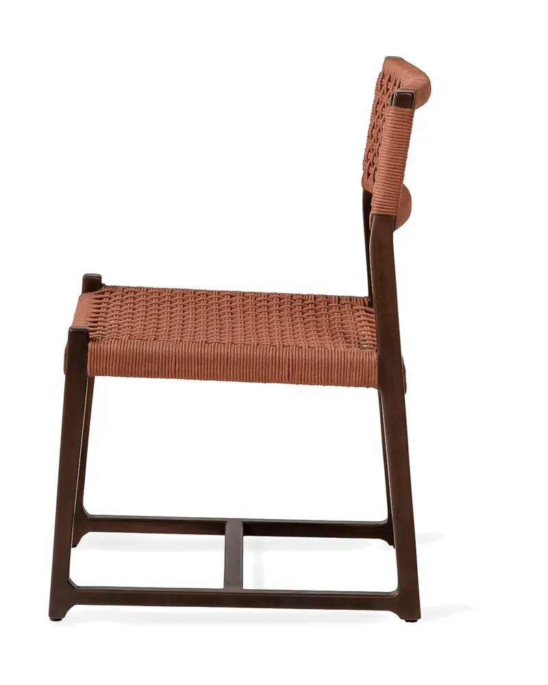 Kuwana Gartenstuhl von Jesper Home in Cinnamon Weave, Braun, Ansicht 2
