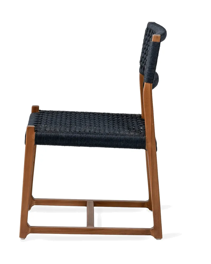 Kuwana Gartenstuhl von Jesper Home in Indigo Weave, Natur, Ansicht 4