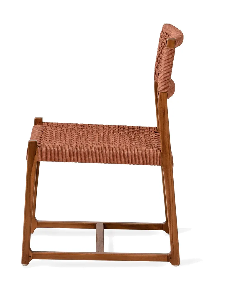 Kuwana Gartenstuhl von Jesper Home in Cinnamon Weave, Natur, Ansicht 2