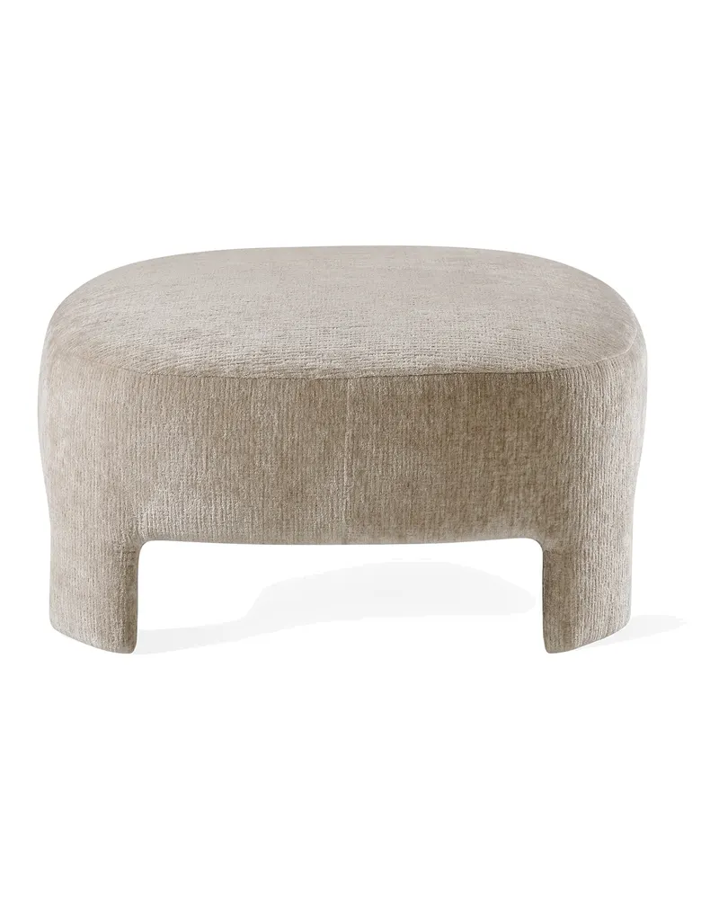 Launo Pouf von Jesper Home in Limestone, Ansicht 2