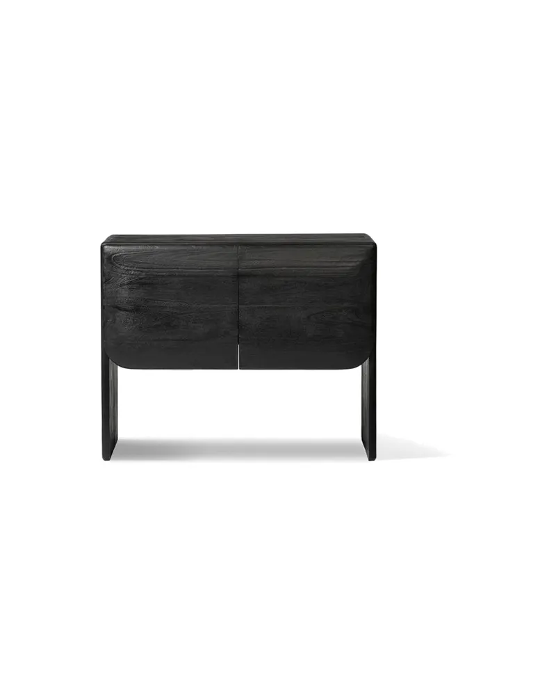 Mehamn Sideboard aus Mindiholz, Schwarz