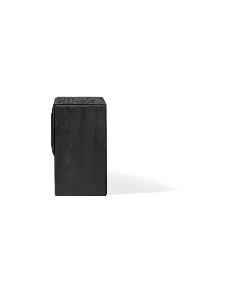 Mehamn Sideboard aus Mindiholz von Jesper Home in Schwarz, Ansicht 2