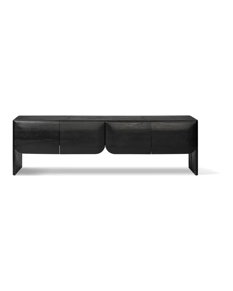Mehamn TV-Lowboard von Jesper Home in Schwarz, Ansicht 1