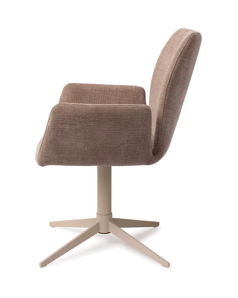 Misaki Esszimmerstuhl mit Armlehnen von Jesper Home in Mocha Mist, Quad, Beige, Ansicht 2