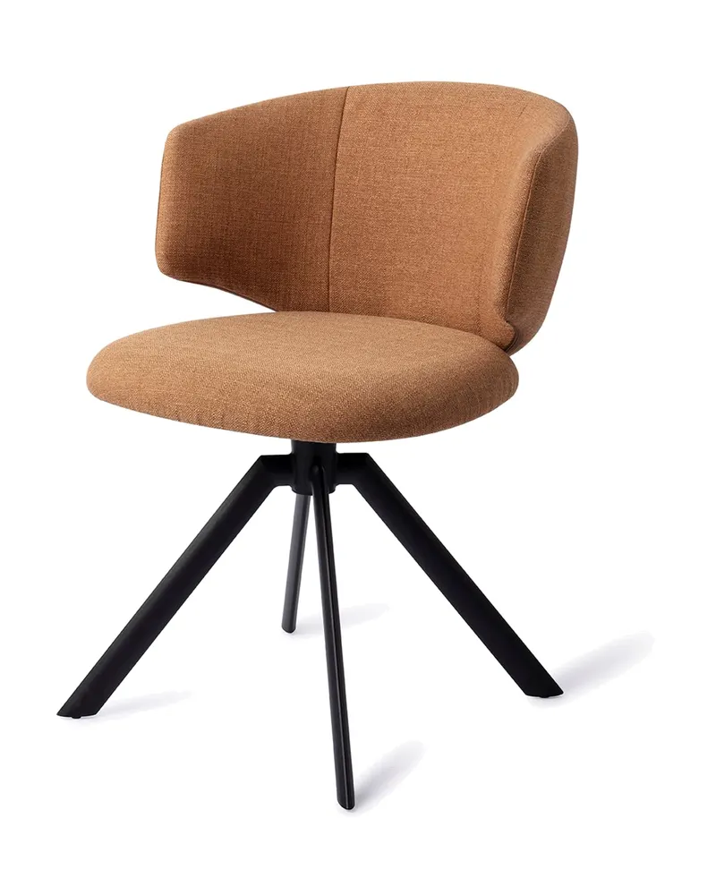 Misato Esszimmerstuhl von Jesper Home in Cinnamon Spice, Ansicht 3