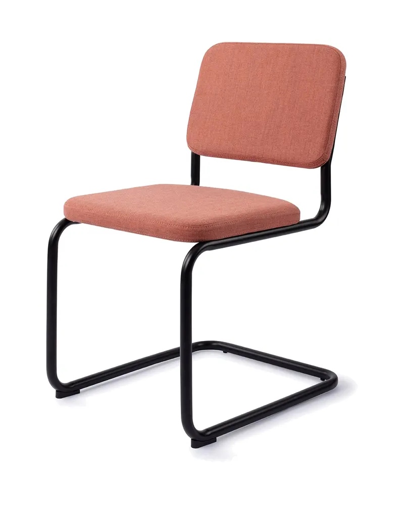 Mugi Freischwinger von Jesper Home in Coral Kiss, Schwarz, Ansicht 3