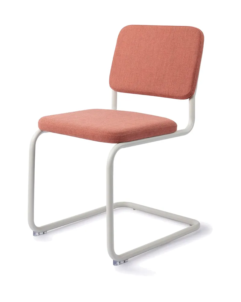 Mugi Freischwinger von Jesper Home in Coral Kiss, Creme, Ansicht 3