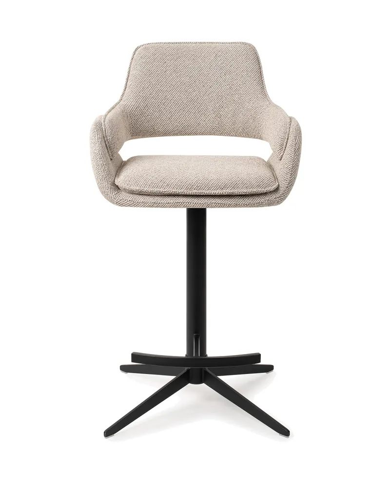 Oketo Barhocker von Jesper Home in Tresenhöhe, Beige Haze, Ansicht 1