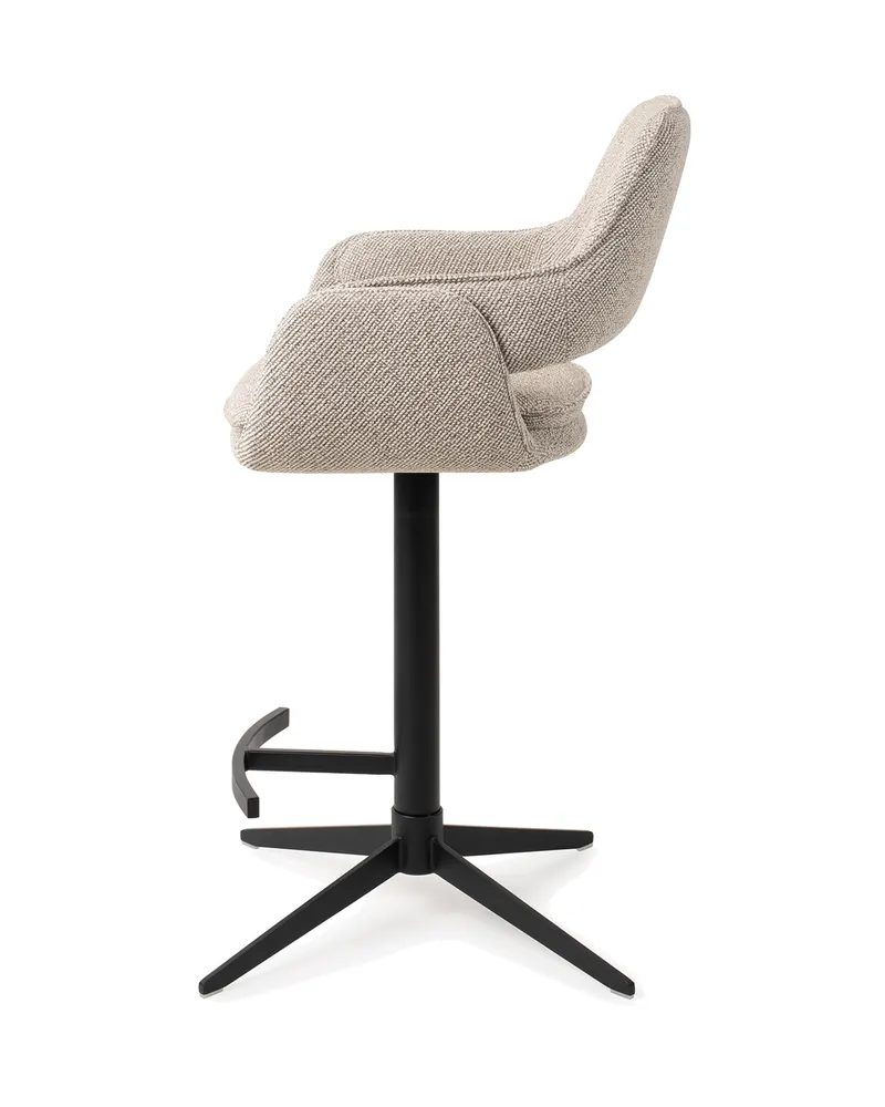 Oketo Barhocker von Jesper Home in Tresenhöhe, Beige Haze, Ansicht 2