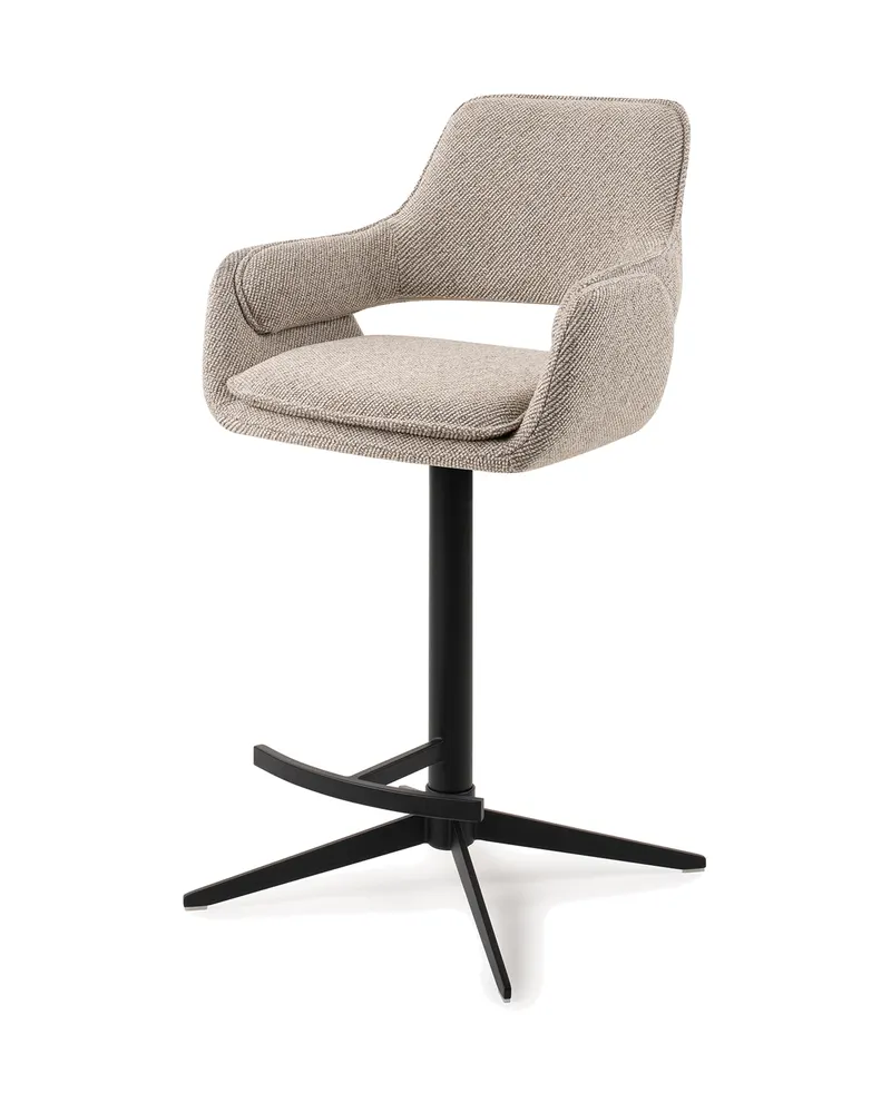 Oketo Barhocker von Jesper Home in Tresenhöhe, Beige Haze, Ansicht 3
