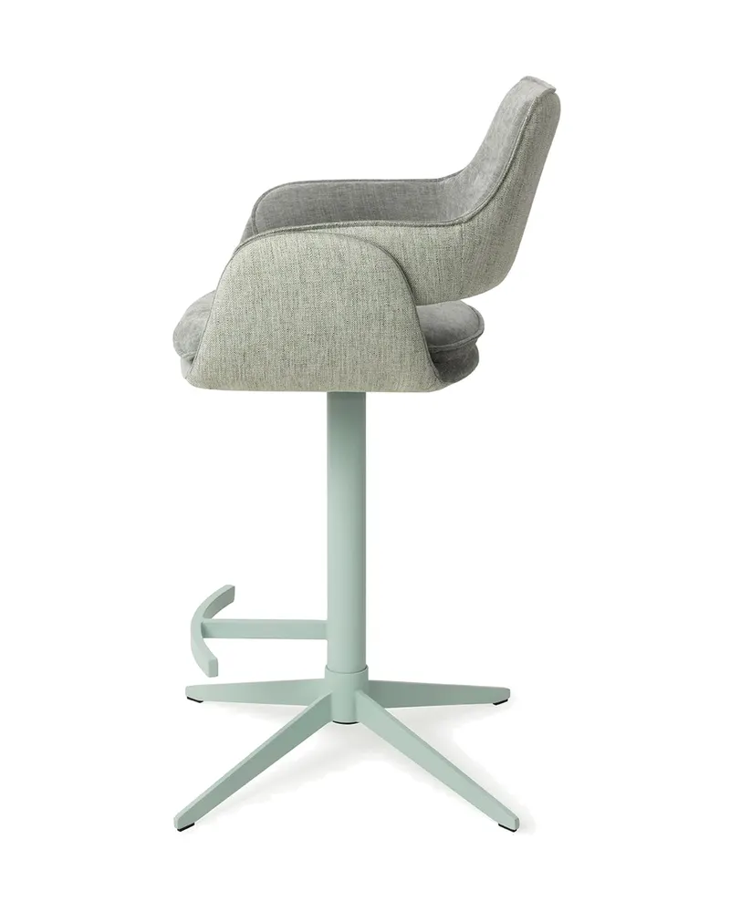Oketo Barhocker von Jesper Home in Tresenhöhe, Green Midori, Ansicht 2