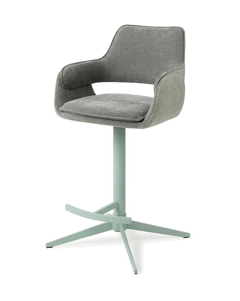 Oketo Barhocker von Jesper Home in Tresenhöhe, Green Midori, Ansicht 3