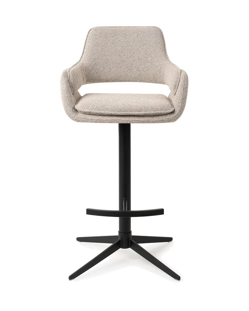 Oketo Barhocker von Jesper Home in Barhöhe, Beige Haze, Ansicht 1