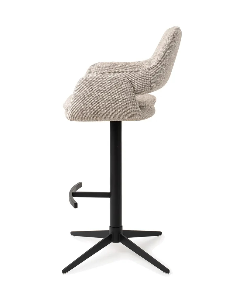 Oketo Barhocker von Jesper Home in Barhöhe, Beige Haze, Ansicht 2