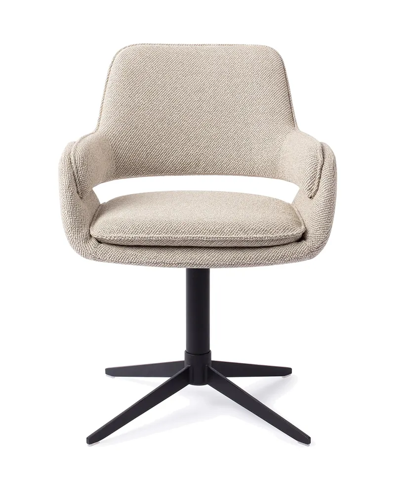 Oketo Esszimmerstuhl von Jesper Home in Beige Haze, Ansicht 1