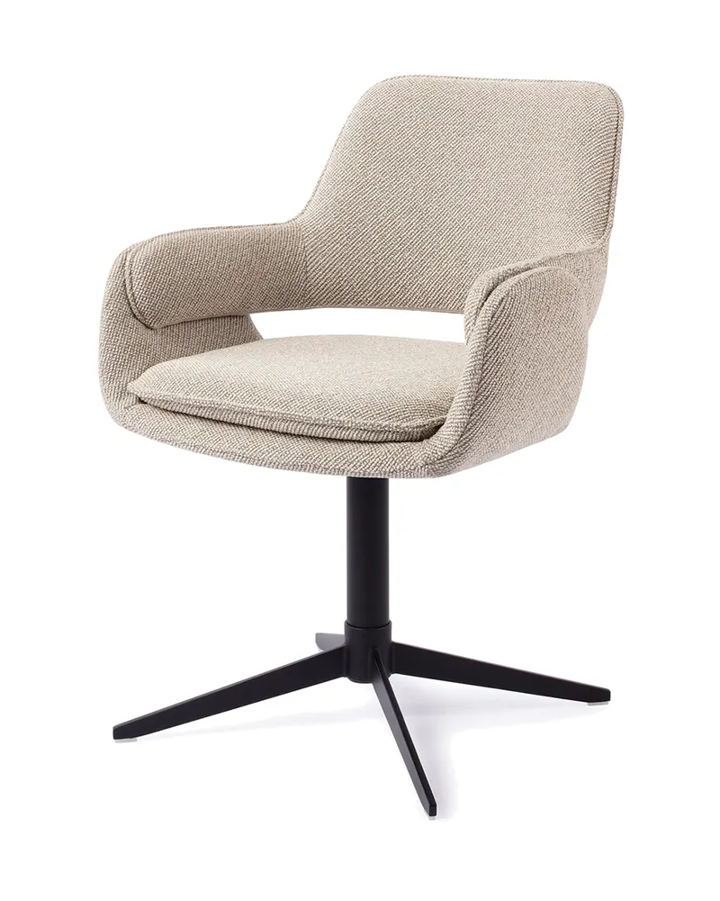 Oketo Esszimmerstuhl von Jesper Home in Beige Haze, Ansicht 3