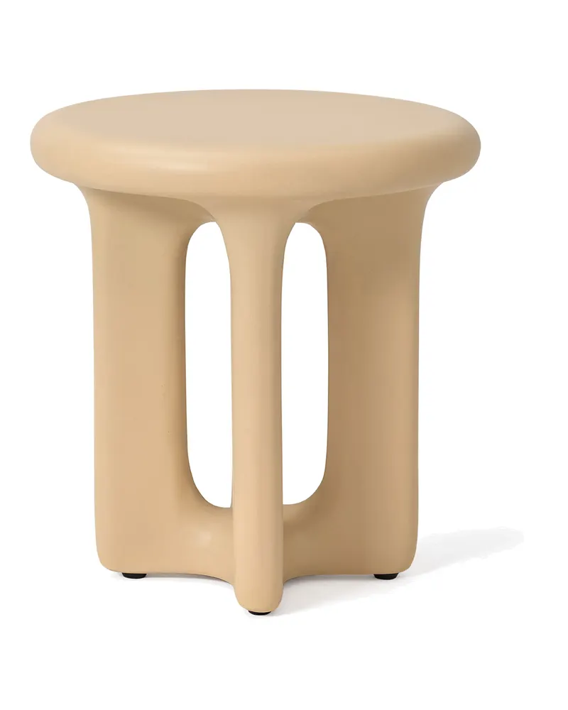 Onomo Beistelltisch, rund, Beige