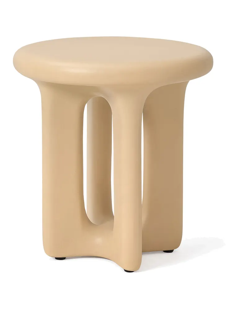 Onomo Beistelltisch, rund von Jesper Home in Beige, Ansicht 2