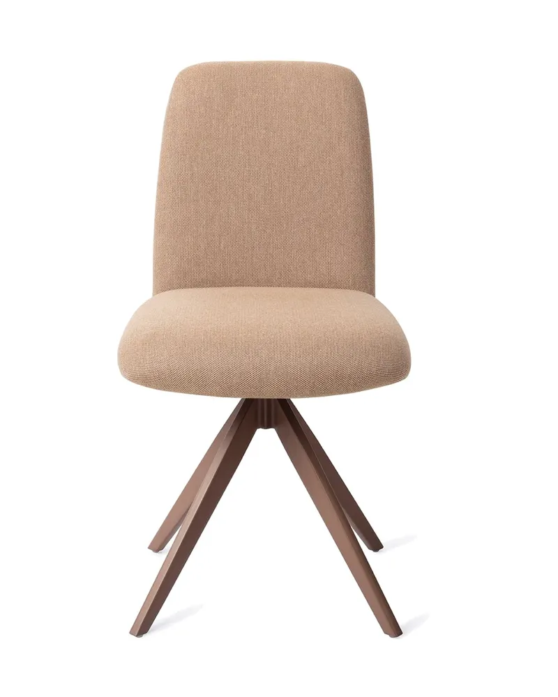 Taiwa Esszimmerstuhl von Jesper Home in Whisper Wheat, Turn, Braun, Ansicht 1