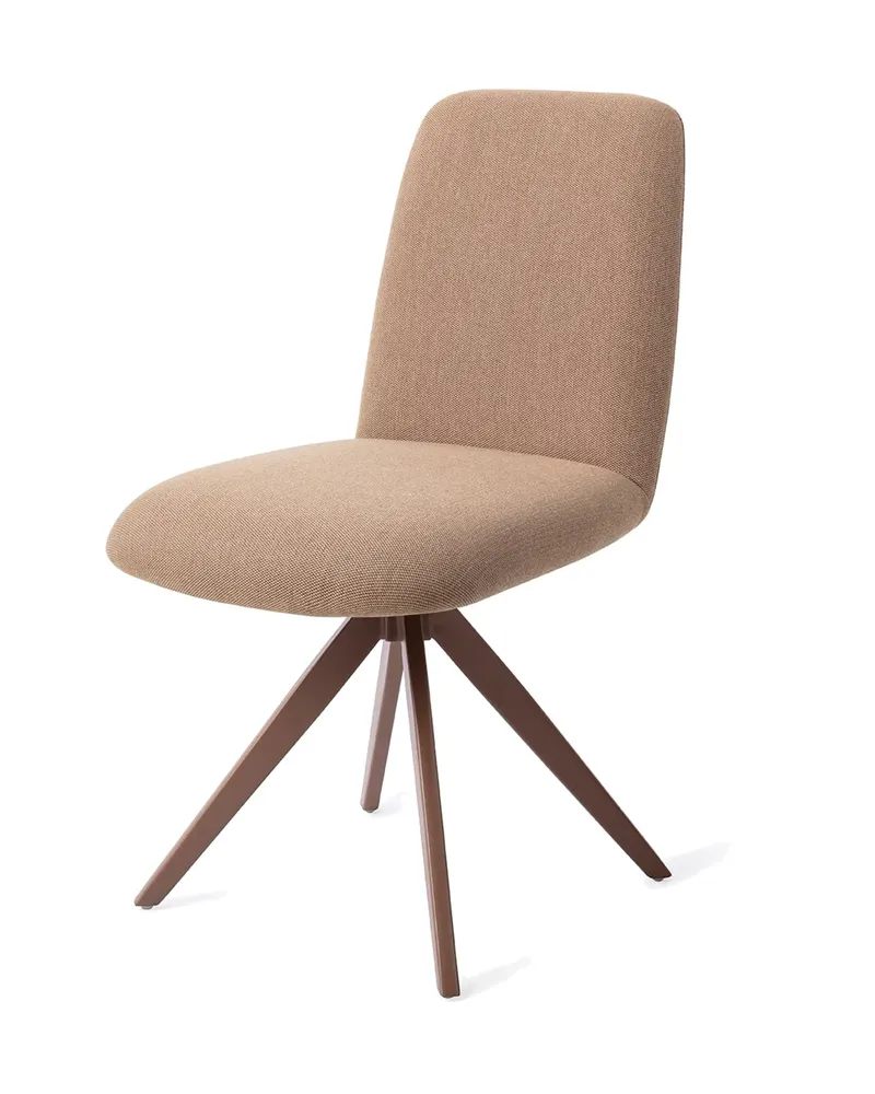 Taiwa Esszimmerstuhl von Jesper Home in Whisper Wheat, Turn, Braun, Ansicht 3