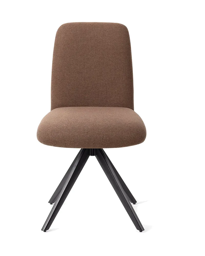 Taiwa Esszimmerstuhl von Jesper Home in Rustic Rye, Turn, Schwarz, Ansicht 1