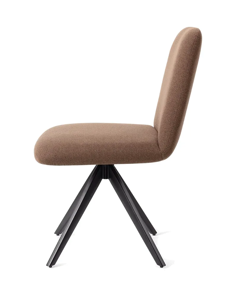 Taiwa Esszimmerstuhl von Jesper Home in Rustic Rye, Turn, Schwarz, Ansicht 2