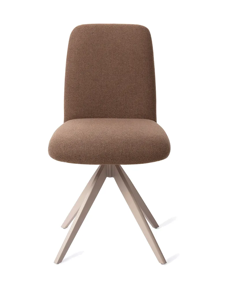 Taiwa Esszimmerstuhl von Jesper Home in Rustic Rye, Turn, Beige, Ansicht 1