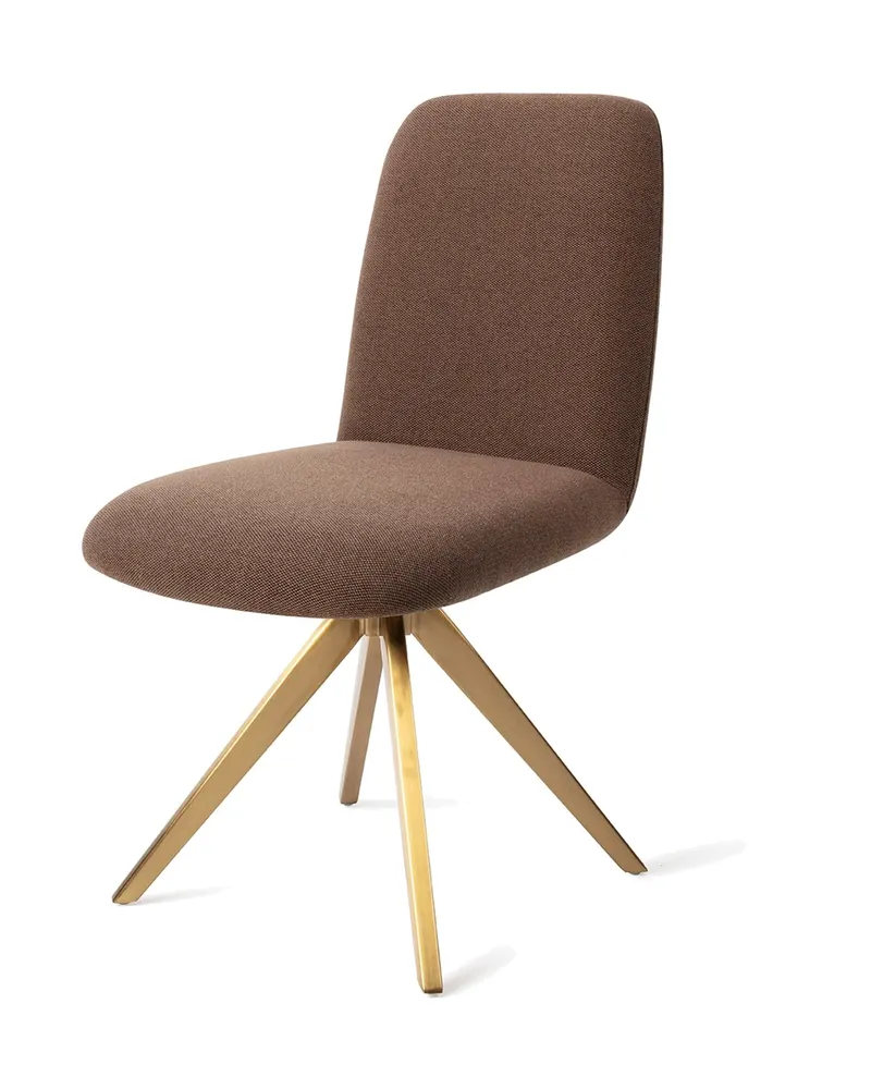 Taiwa Esszimmerstuhl von Jesper Home in Rustic Rye, Turn, Gold, Ansicht 3
