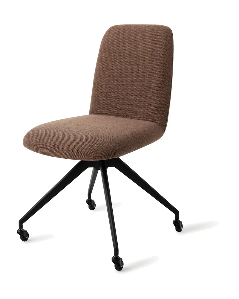 Taiwa Esszimmerstuhl von Jesper Home in Rustic Rye, Glide, Schwarz, Ansicht 3