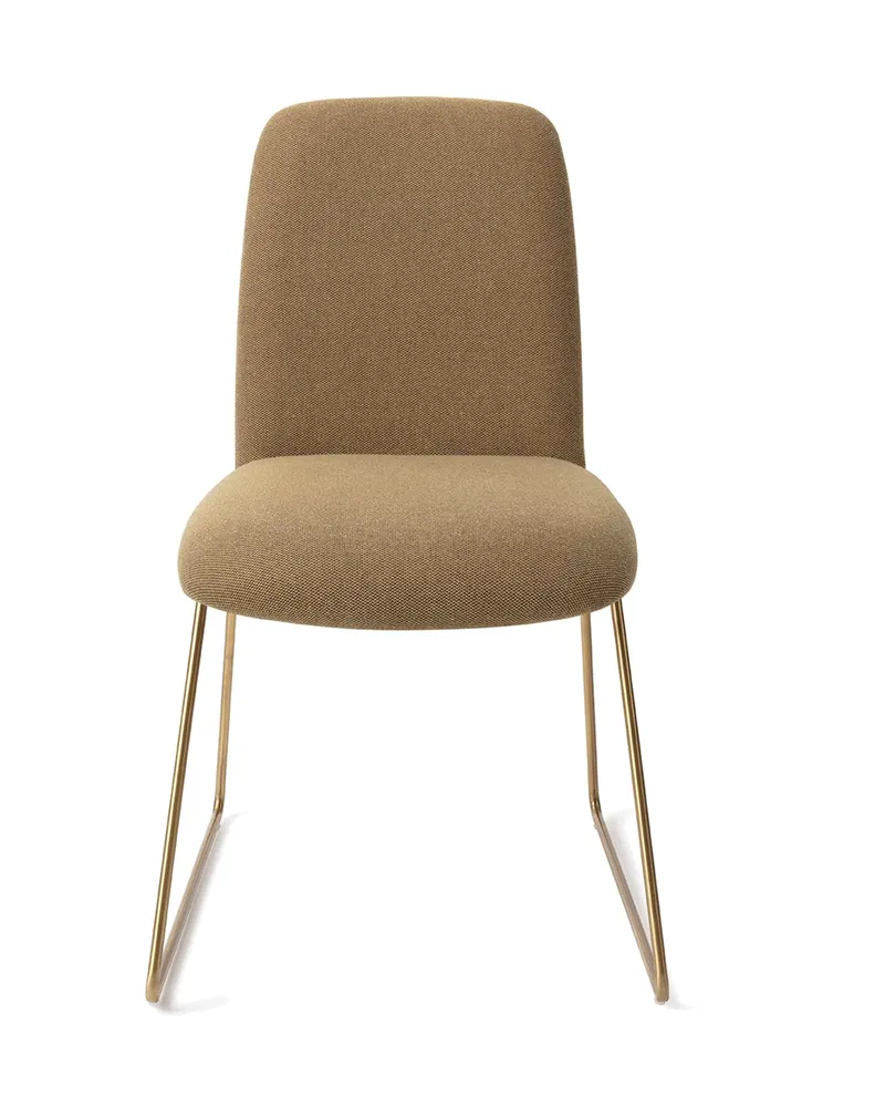 Taiwa Esszimmerstuhl von Jesper Home in Willow, Slide, Gold, Ansicht 1