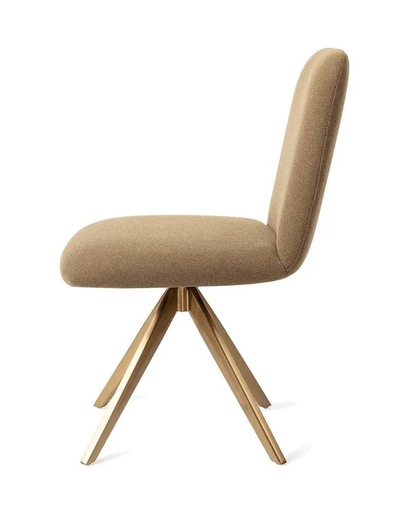 Taiwa Esszimmerstuhl von Jesper Home in Willow, Turn, Gold, Ansicht 2