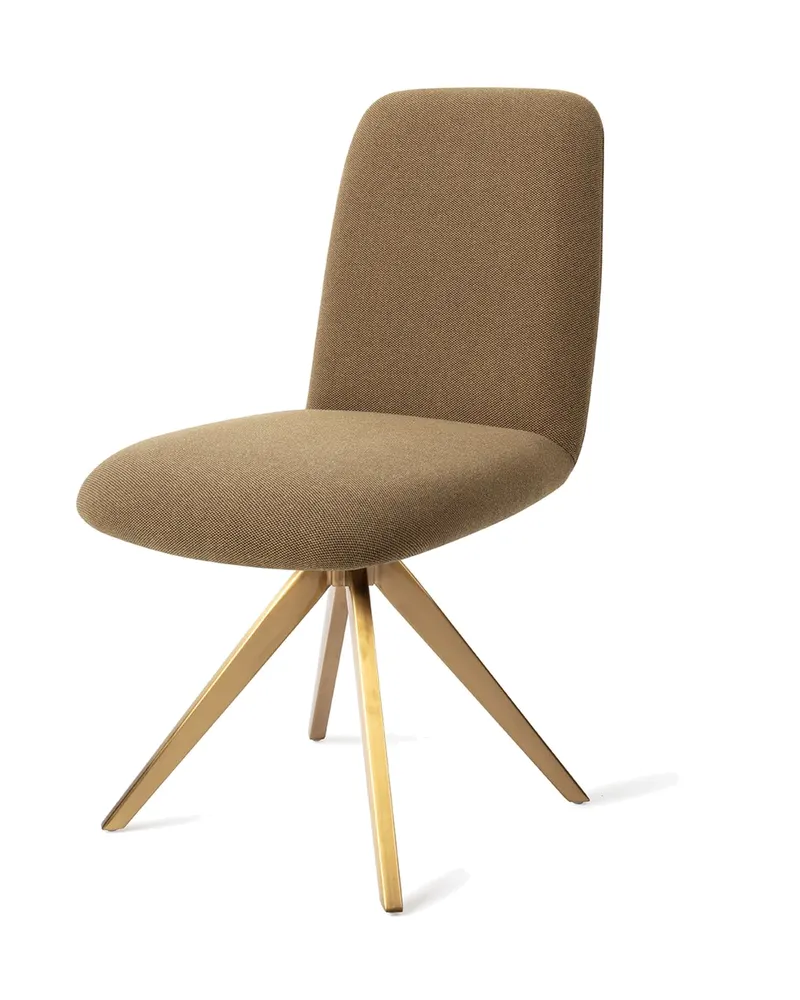 Taiwa Esszimmerstuhl von Jesper Home in Willow, Turn, Gold, Ansicht 3