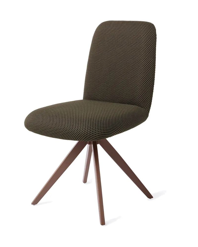 Taiwa Esszimmerstuhl von Jesper Home in Jungle Jewel, Turn, Braun, Ansicht 3