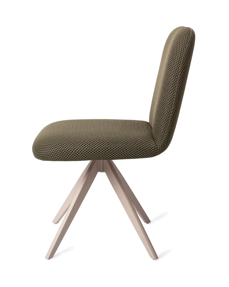 Taiwa Esszimmerstuhl von Jesper Home in Jungle Jewel, Turn, Beige, Ansicht 2