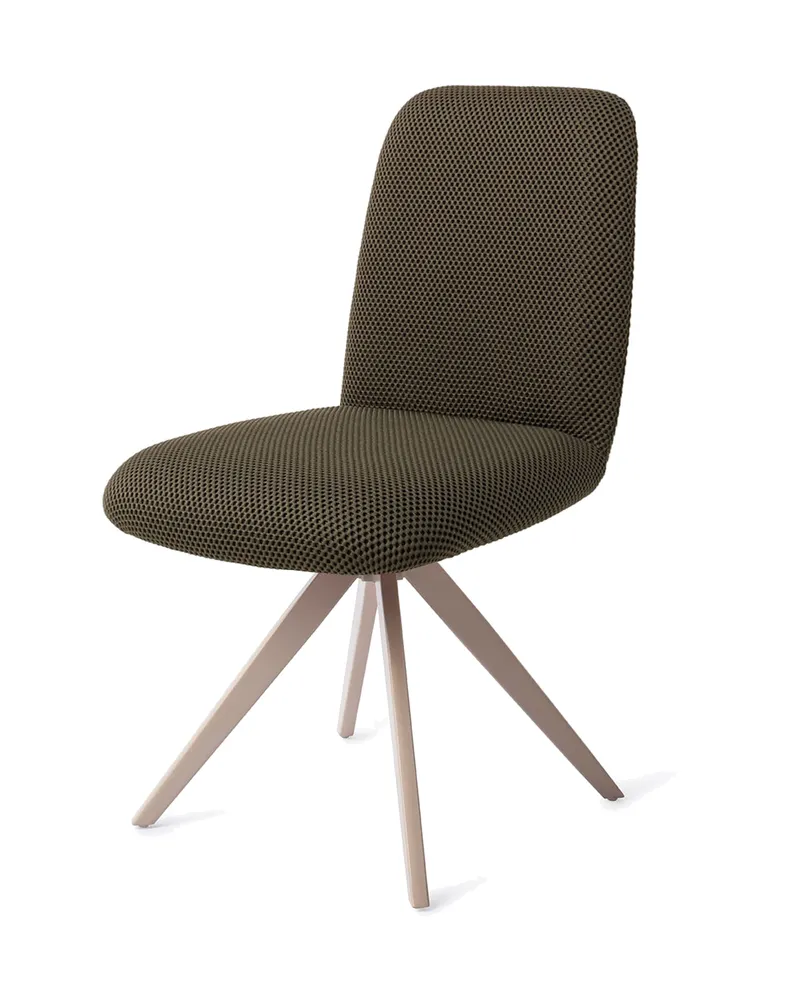Taiwa Esszimmerstuhl von Jesper Home in Jungle Jewel, Turn, Beige, Ansicht 3