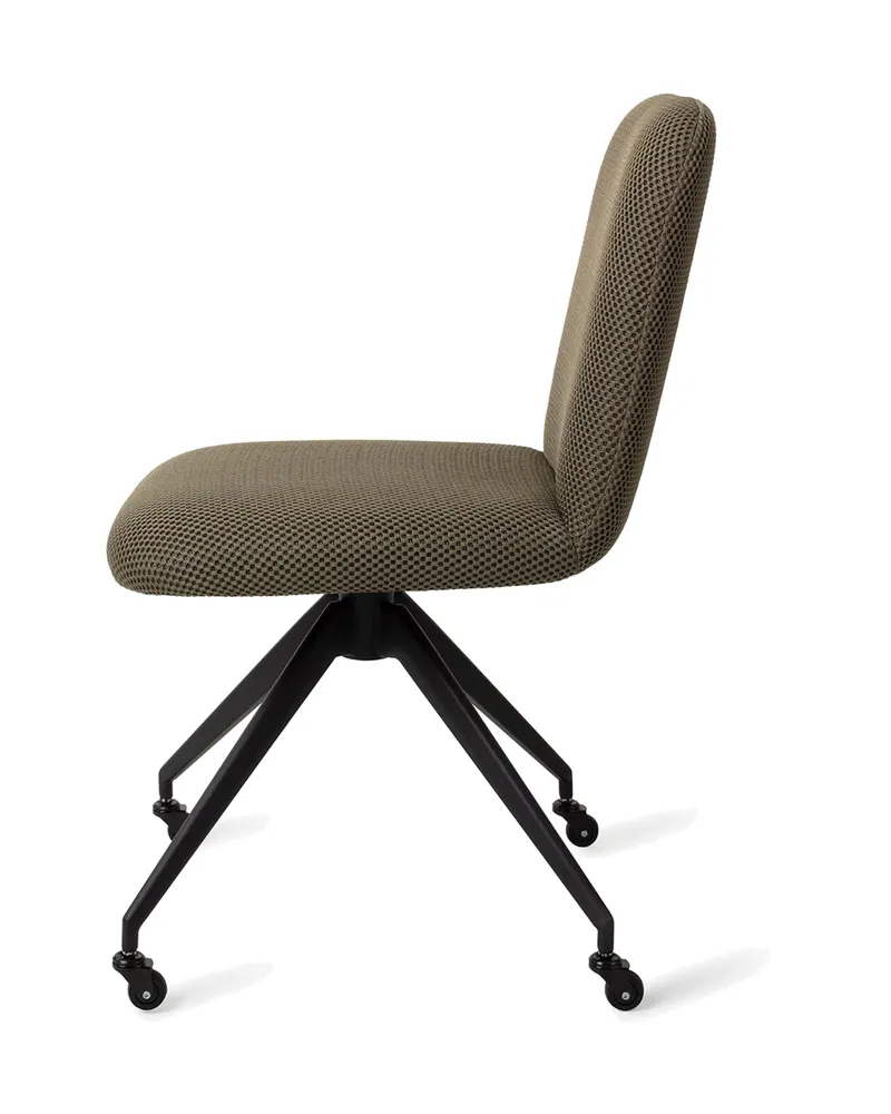 Taiwa Esszimmerstuhl von Jesper Home in Jungle Jewel, Glide, Schwarz, Ansicht 2