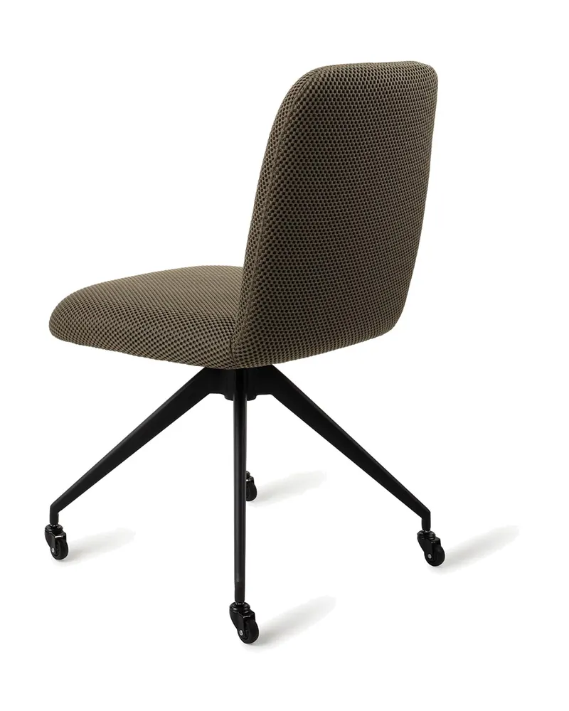 Taiwa Esszimmerstuhl von Jesper Home in Jungle Jewel, Glide, Schwarz, Ansicht 4