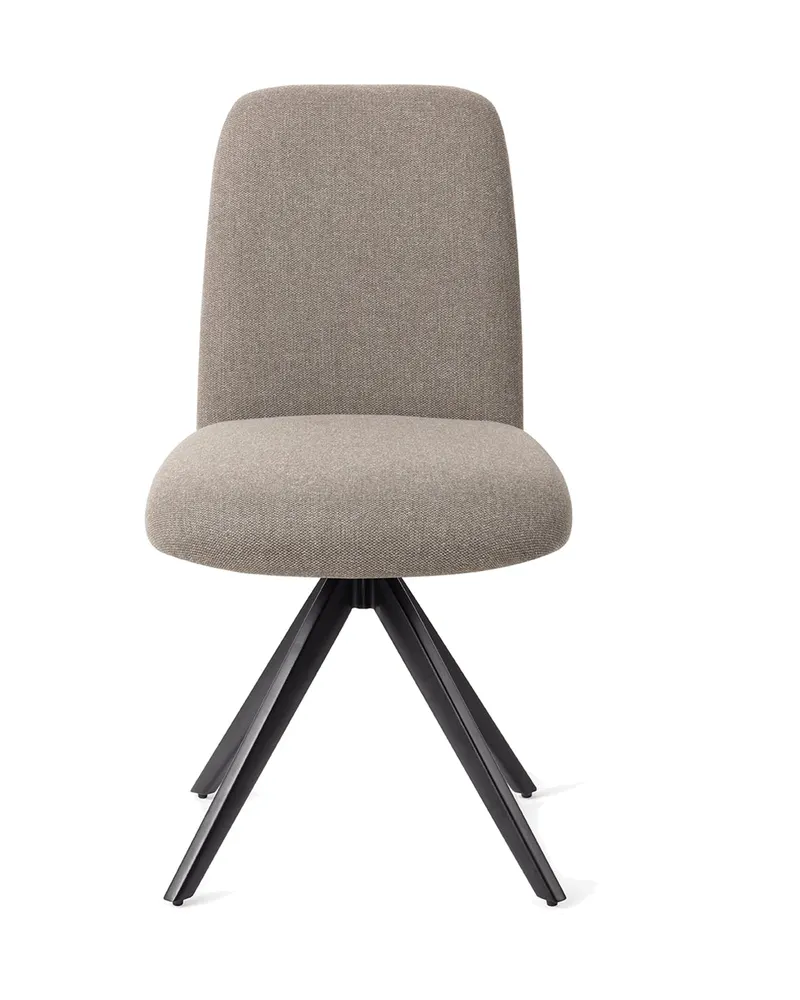 Taiwa Esszimmerstuhl von Jesper Home in Foggy Fusion, Turn, Schwarz, Ansicht 1