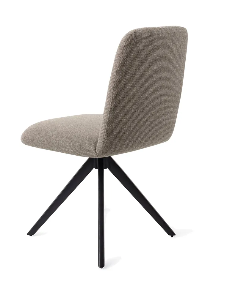 Taiwa Esszimmerstuhl von Jesper Home in Foggy Fusion, Turn, Schwarz, Ansicht 4
