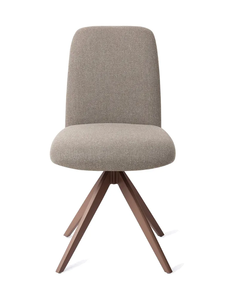 Taiwa Esszimmerstuhl von Jesper Home in Foggy Fusion, Turn, Braun, Ansicht 1