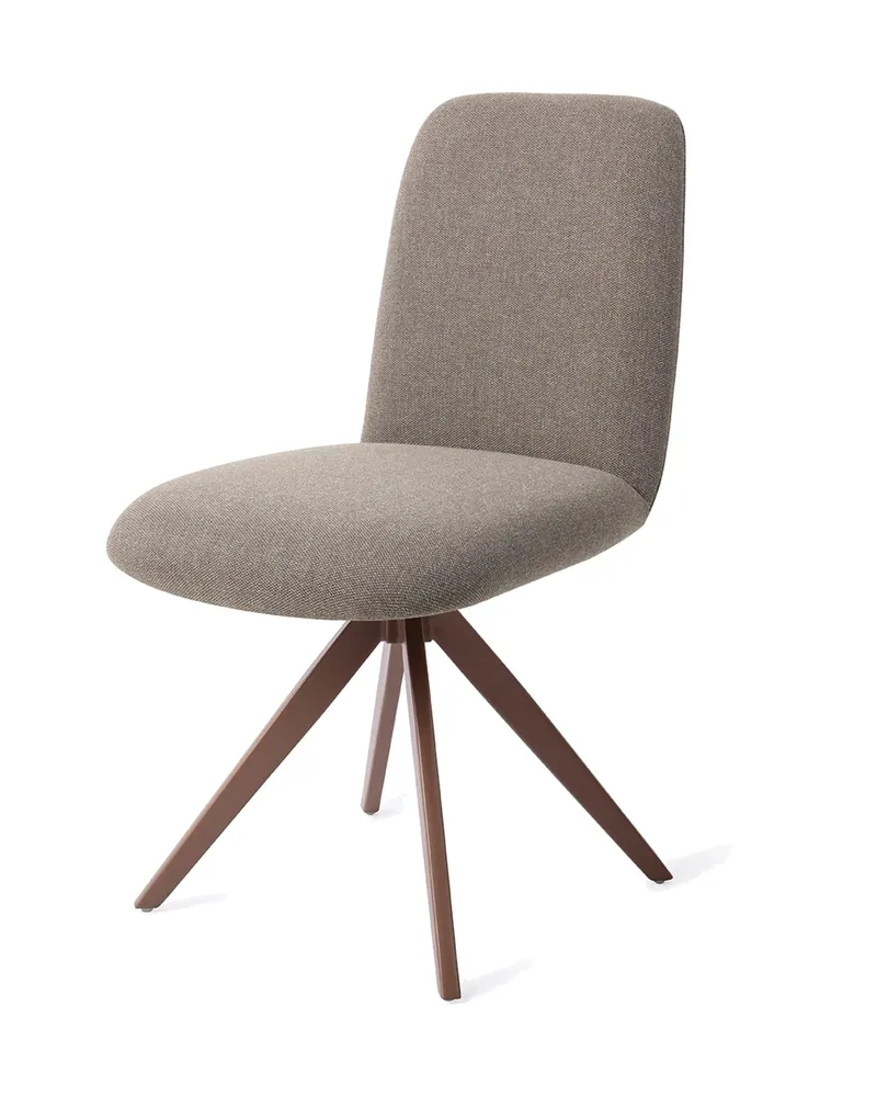 Taiwa Esszimmerstuhl von Jesper Home in Foggy Fusion, Turn, Braun, Ansicht 3