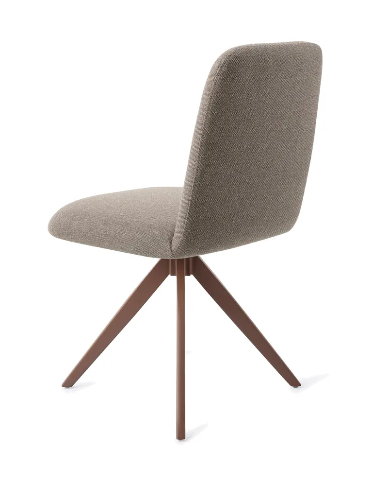 Taiwa Esszimmerstuhl von Jesper Home in Foggy Fusion, Turn, Braun, Ansicht 4
