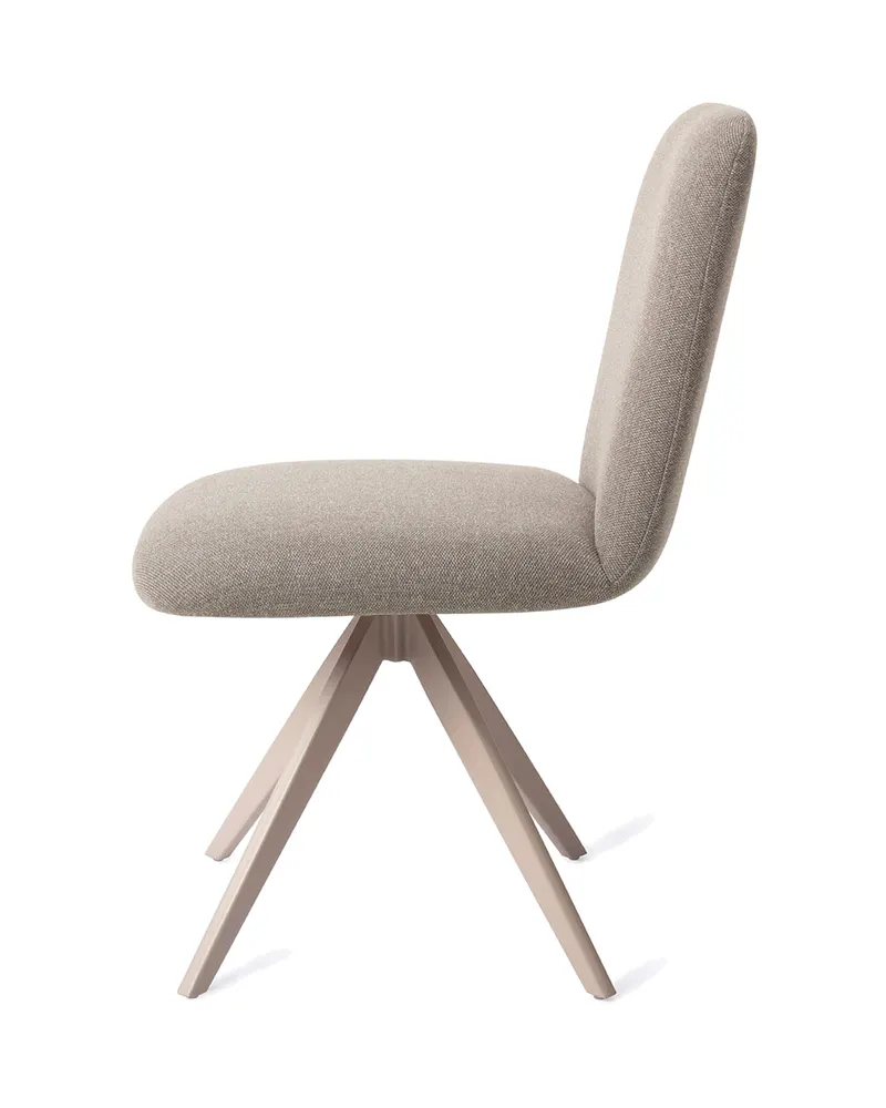 Taiwa Esszimmerstuhl von Jesper Home in Foggy Fusion, Turn, Beige, Ansicht 2