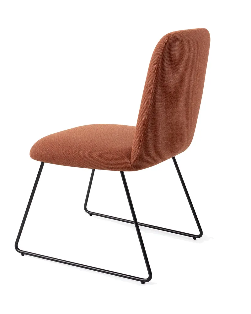 Taiwa Esszimmerstuhl von Jesper Home in Hearth Harmony, Slide, Schwarz, Ansicht 4