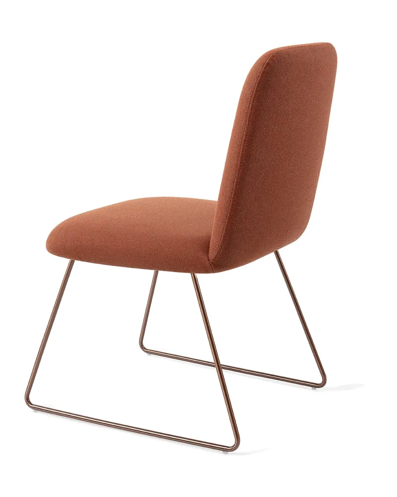 Taiwa Esszimmerstuhl von Jesper Home in Hearth Harmony, Slide, Roségold, Ansicht 4