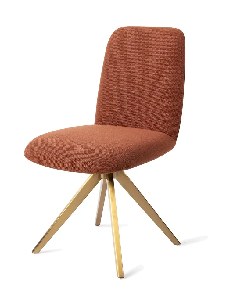 Taiwa Esszimmerstuhl von Jesper Home in Hearth Harmony, Turn, Gold, Ansicht 3