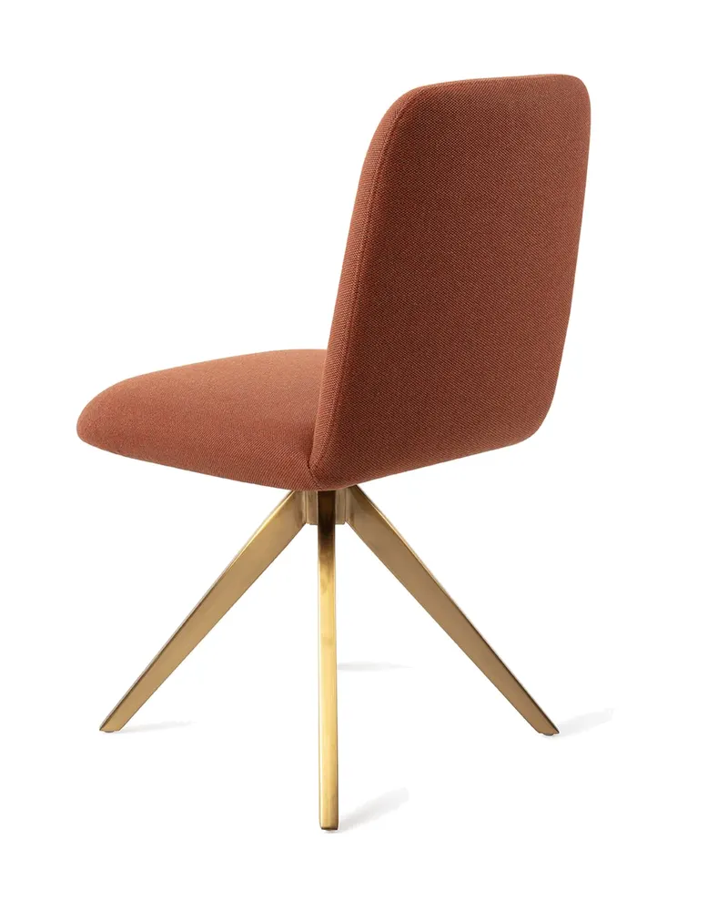 Taiwa Esszimmerstuhl von Jesper Home in Hearth Harmony, Turn, Gold, Ansicht 4
