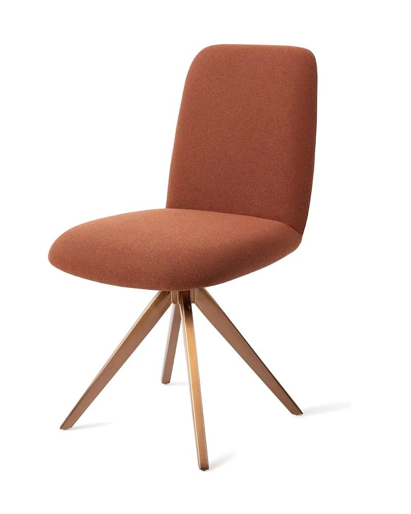 Taiwa Esszimmerstuhl von Jesper Home in Hearth Harmony, Turn, Roségold, Ansicht 3