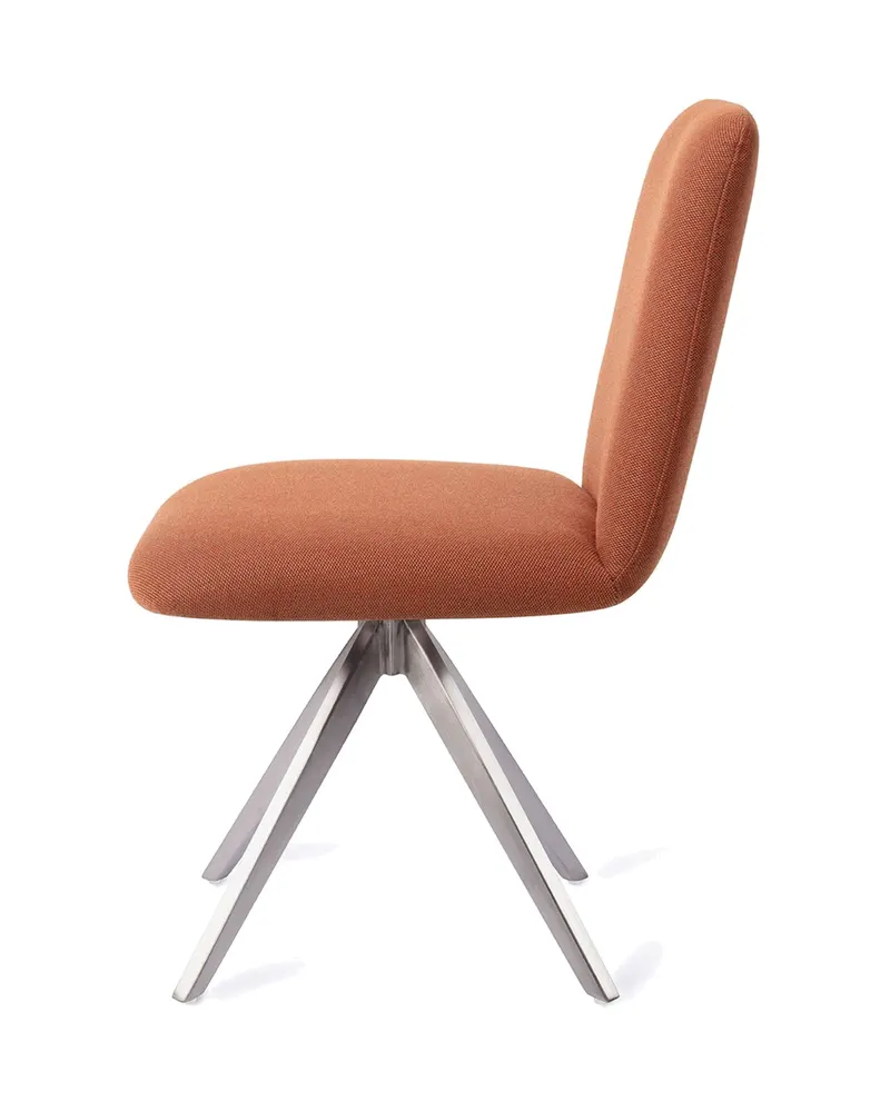 Taiwa Esszimmerstuhl von Jesper Home in Hearth Harmony, Turn, Edelstahl, Ansicht 2