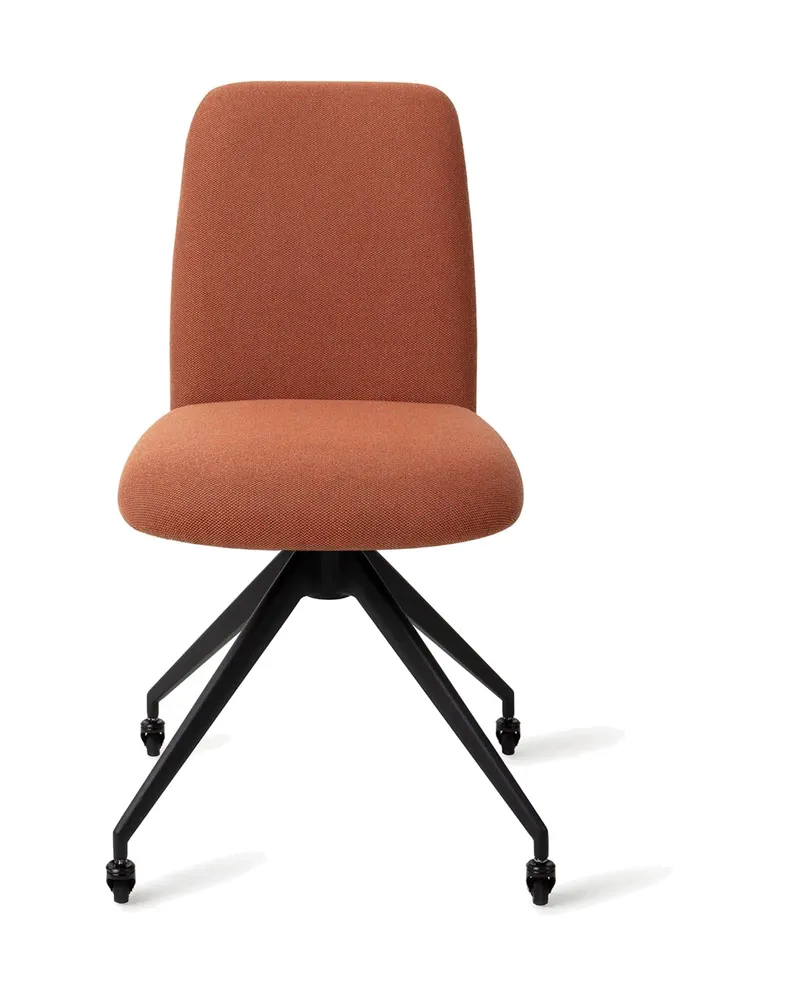 Taiwa Esszimmerstuhl von Jesper Home in Hearth Harmony, Glide, Schwarz, Ansicht 1